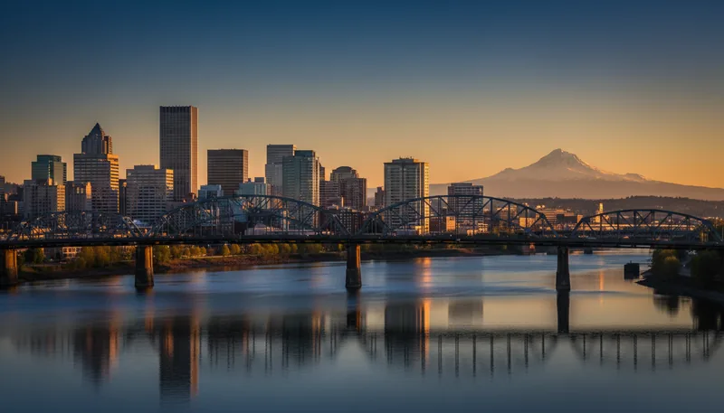 Portland skyline representing Oregon business opportunities